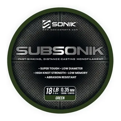 Sonik Vlasec Subsonik Green 3000m 0,35mm 18lb