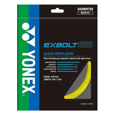 Badmintonový výplet Yonex Exbolt 63, 0,63mm, 10m, YELLOW