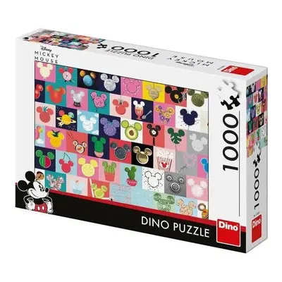 Puzzle Dino mickey uši 1000 puzzle