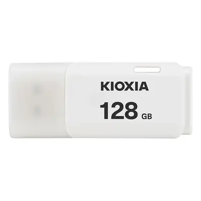 Kioxia USB flash disk, USB 2.0, 128GB, Hayabusa U202, Hayabusa U202, bílý, LU202W128GG4