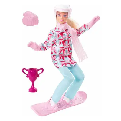 Mattel Barbie Zimní sporty Snowboardistka, HCN32