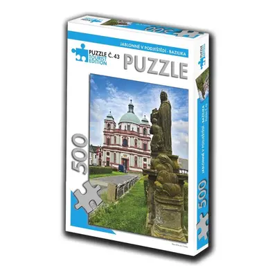 Puzzle Tourist edition Puzzle Jablonné v Podještědí, bazilika 500 dílků (č.43)