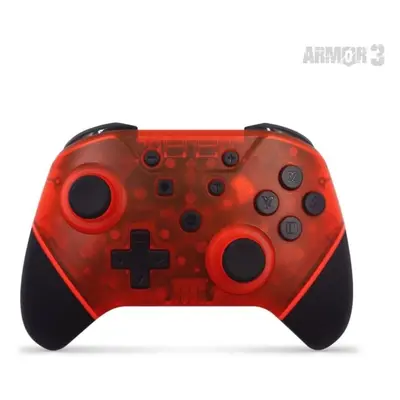 Herní ovladač Armor3 NuChamp Wireless Controller for Nintendo Switch (Ruby Red)