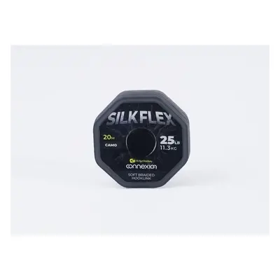 RidgeMonkey Šňůrka Connexion SilkFlex Soft Braid 20m 25lb