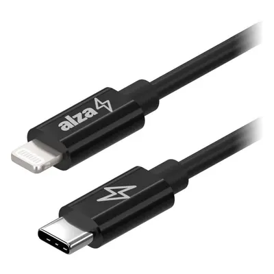 Datový kabel AlzaPower Core USB-C to Lightning MFi 2m černý