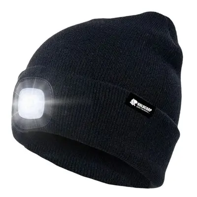 Holdcarp LED Light USB Beanie Černá