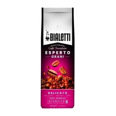 Káva Bialetti Esperto Grani DELICATO, zrnková, 500 g