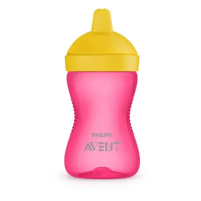 Láhev na pití pro děti Philips AVENT Hrneček 300 ml dívka, tvrdá hubička