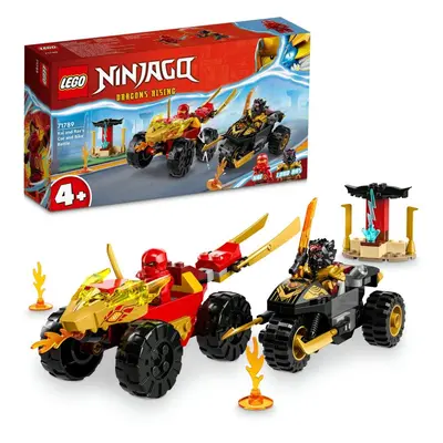 LEGO stavebnice LEGO® NINJAGO® 71789 Kai a Ras v duelu auta s motorkou