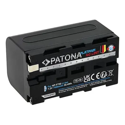 Baterie pro kameru PATONA baterie pro Sony NP-F750/F770/F950 7000mAh Li-Ion Platinum USB-C nabíj