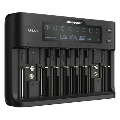 Nabíječka baterií AlzaPower Battery Charger AP820B