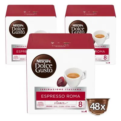 Kávové kapsle NESCAFÉ® Dolce Gusto® Espresso Roma - 48 kapslí