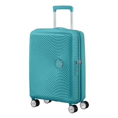 Cestovní kufr American Tourister Soundbox Spinner 55/20 EXP TSA Turquoise Tonic