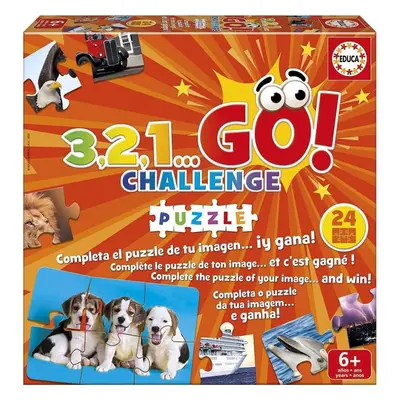 Společenská hra EDUCA Hra 3,2,1… GO! Challenge Puzzle