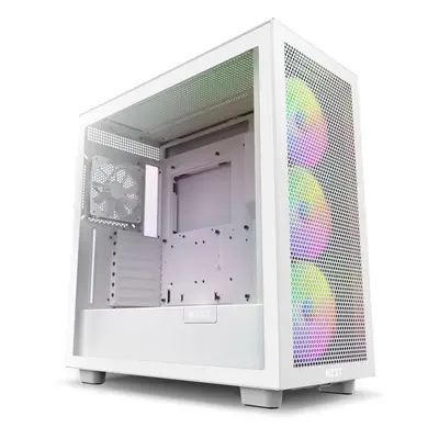 Počítačová skříň NZXT H7 Flow RGB White