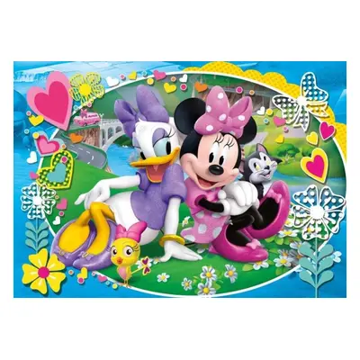 Puzzle Clementoni Puzzle Minnie a Daisy: Na výletě MAXI 104 dílků