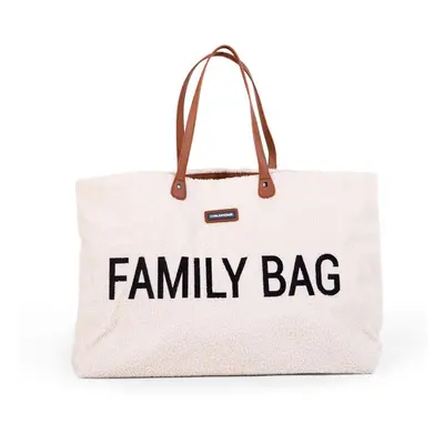 Cestovní taška CHILDHOME Family Bag Teddy Off White