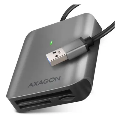 Čtečka karet AXAGON CRE-S3, 3-slot & lun card reader, UHS-II support, SUPERSPEED USB-A