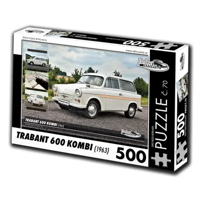 Puzzle Retro-auta Puzzle č. 70 Trabant 600 KOMBI (1963) 500 dílků