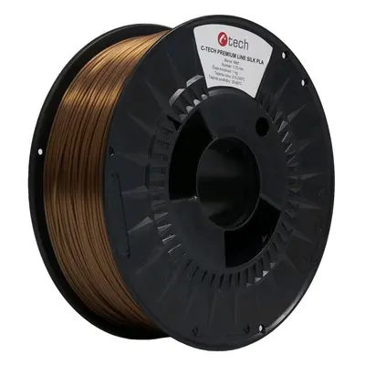 Filament C-TECH filament PREMIUM LINE PLA Silk měď