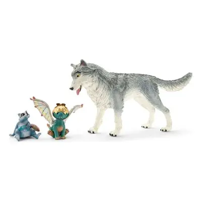 Figurky Schleich Bayala 70710 Postavičky z filmu Lykos, Nugur a Piuh