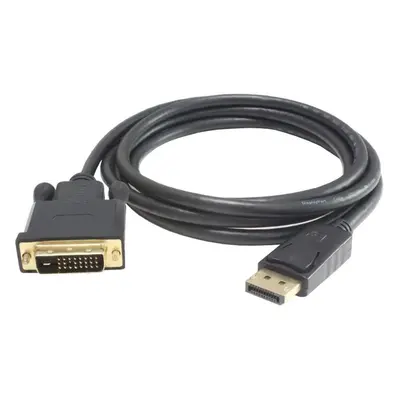 Video kabel PremiumCord DisplayPort - DVI-D propojovací, stíněný, 1.8m