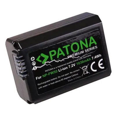 Baterie pro fotoaparát PATONA pro Sony NP-FW50 1030mAh Li-Ion PREMIUM