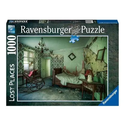 Puzzle Ravensburger Puzzle 173600 Ztracená Místa: Zelená Ložnice 1000 Dílků