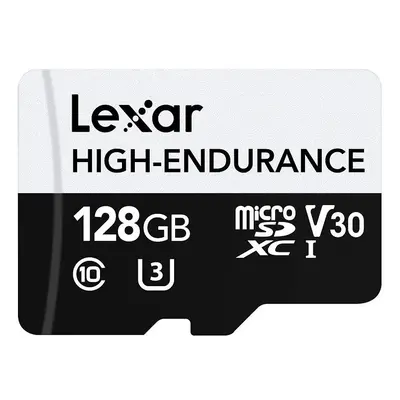 Lexar paměťová karta 128GB High-Endurance microSDHC/microSDXC™ UHS-I card, (čtení/zápis:100/45MB