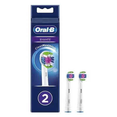 Náhradní hlavice Oral-B 3D White Kartáčková Hlava S Technologií CleanMaximiser, Balení 2 ks