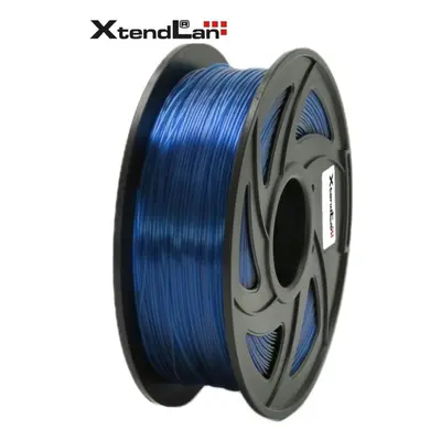 XtendLAN PLA filament 1,75mm průhledný modrý 1kg