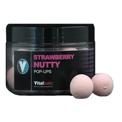 Vitalbaits Pop-Up Strawberry Nutty Washed Out Pink 50g 14mm