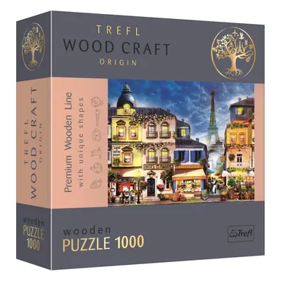 Puzzle Trefl Wood Craft Origin puzzle Francouzská ulice 1000 dílků