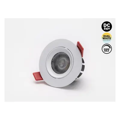 Kama Lights Bodovka 24V Dual White D86 8W, černá