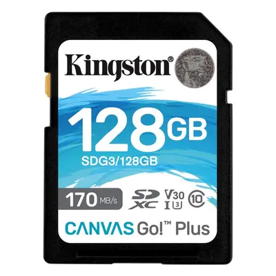 Paměťová karta Kingston SDXC 128GB Canvas Go! Plus