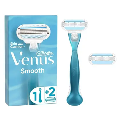 Dámský holicí strojek GILLETTE Venus Smooth Classic + hlavice 2 ks