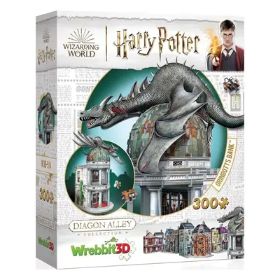 3D puzzle WREBBIT 3D puzzle Harry Potter: Gringottova banka 300 dílků