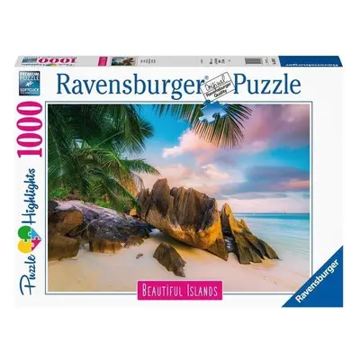 Puzzle Ravensburger puzzle 169078 Nádherné ostrovy: Seychely 1000 dílků