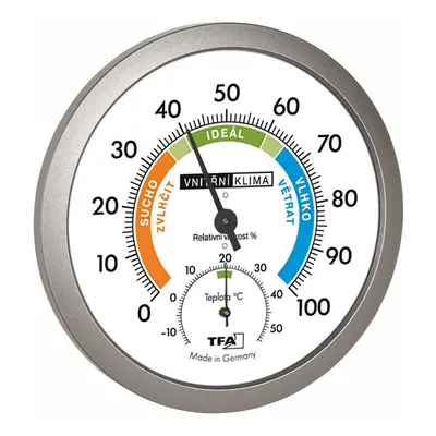 TFA 45.2042.50CZ - Kombinace (Teploměr + Vlhkoměr) 120 mm