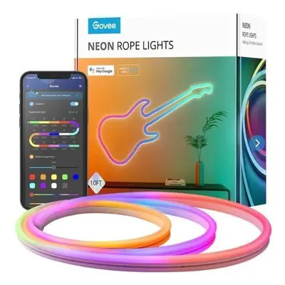 LED pásek Govee Neon SMART ohebný LED pásek 3m - RGBIC