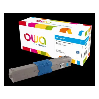 OWA Armor toner kompatibilní s OKI 46490607, 6000st, modrá/cyan