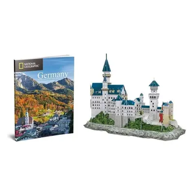 3D puzzle Cubicfun 3D puzzle National Geographic: Neuschwanstein 121 dílků