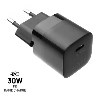 Nabíječka do sítě FIXED PD Rapid Charge Mini s USB-C výstupem a podporou PD 30W černá