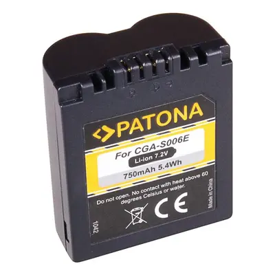 Baterie pro fotoaparát PATONA pro Panasonic CGA-S006E 750mAh Li-Ion