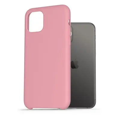 Kryt na mobil AlzaGuard Premium Liquid Silicone Case pro iPhone 11 Pro růžové