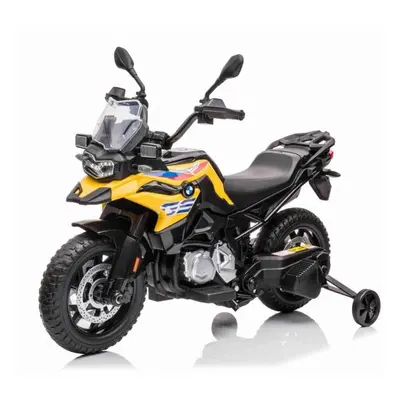 Dětská elektrická motorka Beneo Elektrická Motorka BMW F850 GS 12V, žlutá