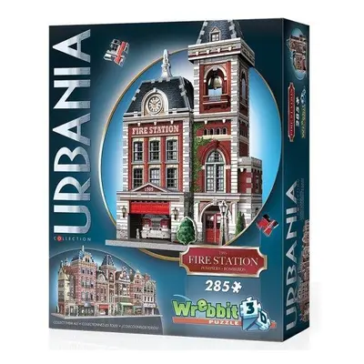 3D puzzle Wrebbit 3D puzzle Urbania: Hasičská stanice 285 dílků