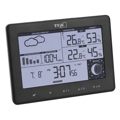 Meteostanice TFA 35.1158.01.GB ELEMENTS – domácí meteostanice s předpovědi počasí a se dvěma bud