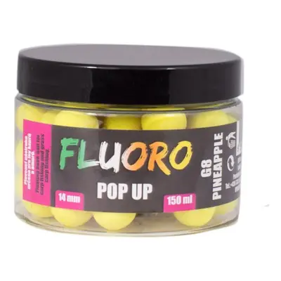 LK Baits Pop-Up Fluoro Boilies G8 Pineapple 150ml 14mm