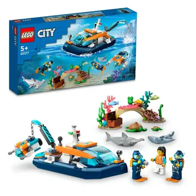 LEGO stavebnice LEGO® City 60377 Průzkumná ponorka potápěčů